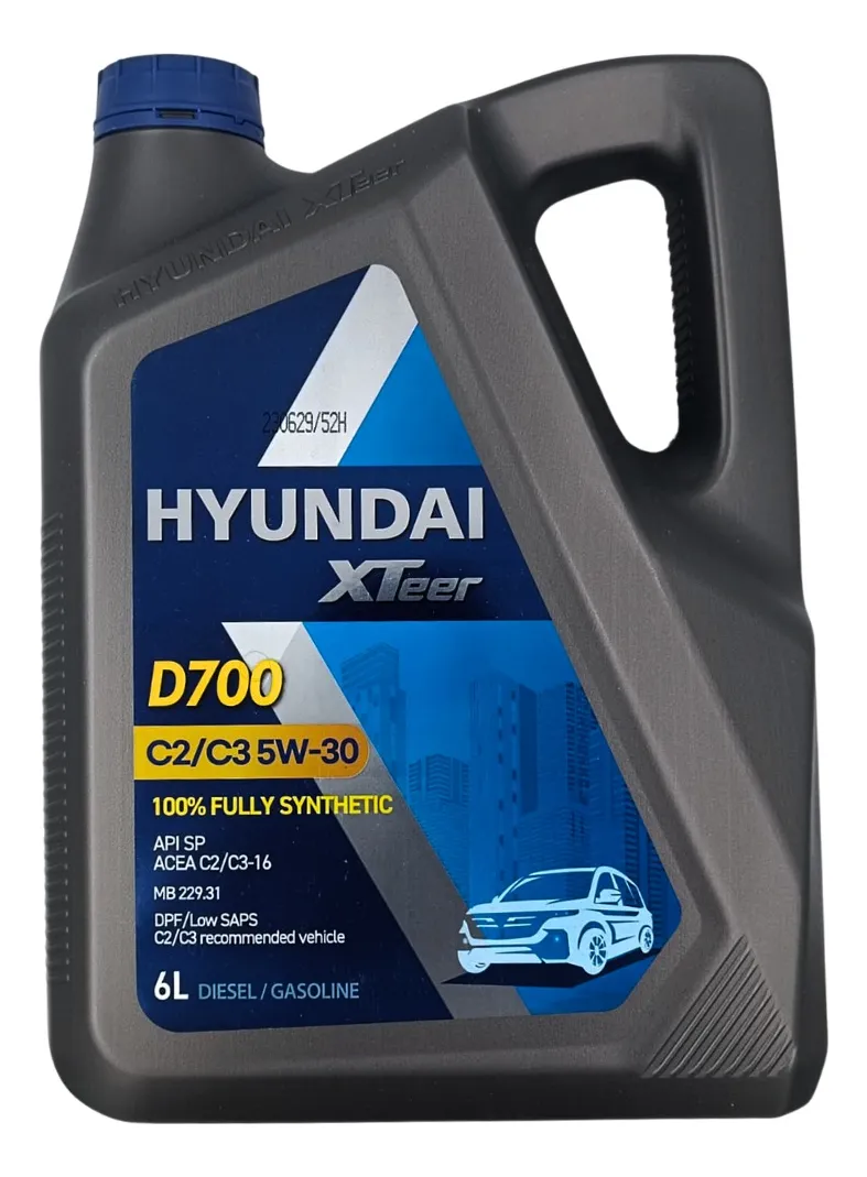 Aceite Motor 5w-30 Hyundai 6 lts